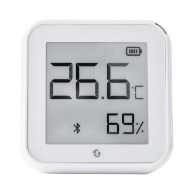 Shelly Plus H&T WiFi Temperature and Humidity Sensor with Display - Wireless Smart Home Monitoring Device