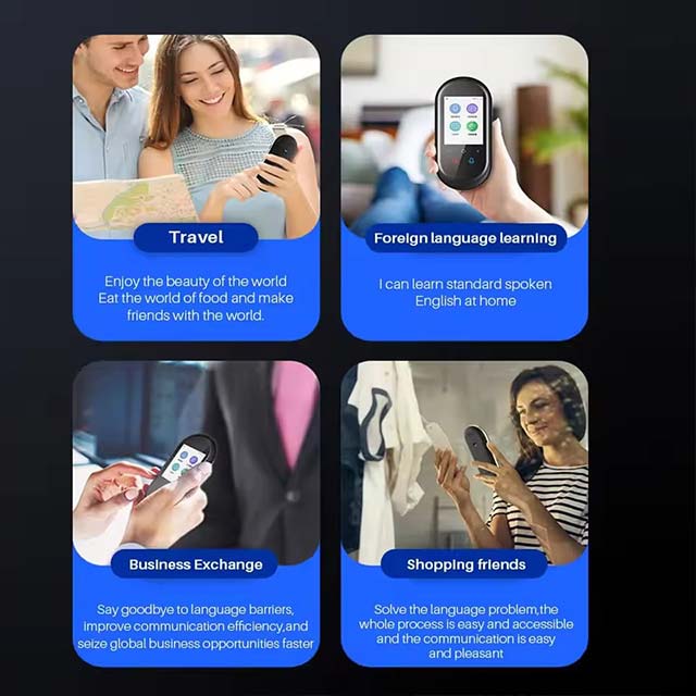 Smart Voice Scan Translator Pen – Real-Time Two-Way Translation Device for Overseas Business & Travel, Portable Dictionary Assistant
