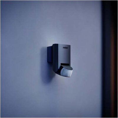 Steinel IS 130-2 Black Passive Infrared Motion Detector – 130° Coverage, 12m Reach Indoor/Outdoor Sensor