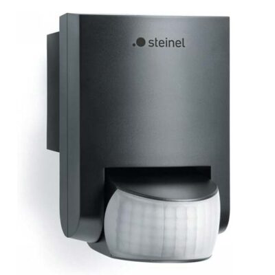 Steinel IS 130-2 Black Passive Infrared Motion Detector – 130° Coverage, 12m Reach Indoor/Outdoor Sensor