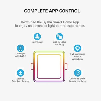 Syska Smart RDL 15-Watt 3-in-1 Wi-Fi Downlight