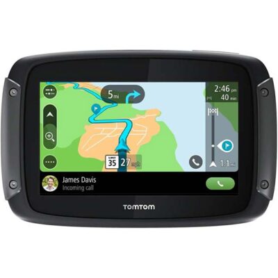 TomTom Rider 550: 4.3″ Motorcycle GPS with World Maps, WiFi Updates, Traffic & Speed Cam Alerts, and Siri/Google Compatibility for Winding Roads