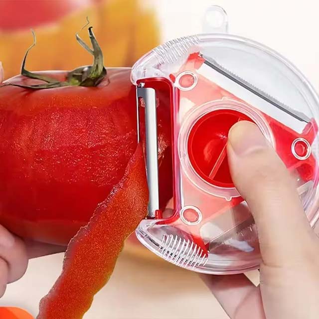 3-in-1 Magic Trio Peeler Set – Slicer, Shredder & Julienne Cutter for Versatile Kitchen Prep