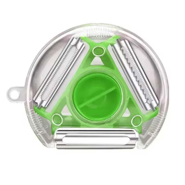 3-in-1 Magic Trio Peeler Set – Slicer, Shredder & Julienne Cutter for Versatile Kitchen Prep