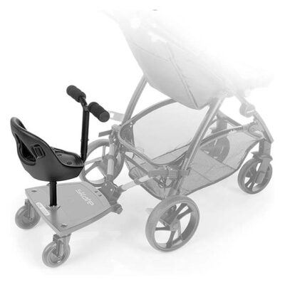 Be Cool 503 Skate Universal Seat - Stroller Footrest, Black