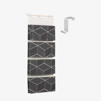 Wall Hanging Organizer Bag – Cotton Linen Fabric Door Hanging Sundries Bag for Home Closet Storage – Wall Organizer for Easy Storage