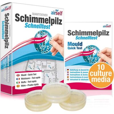 Airself Home Mould Test Kit – Quick & Accurate Mould Growth Detection for Up to 10 Rooms