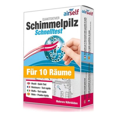 Airself Home Mould Test Kit – Quick & Accurate Mould Growth Detection for Up to 10 Rooms