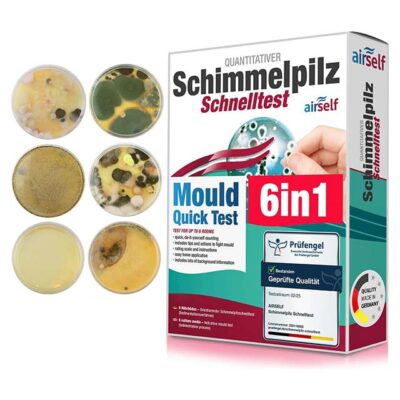 Airself Schimmelpilz Schnelltest – Rapid Mould Quick Test Detection Kit for Home, Office & Indoor Air Quality