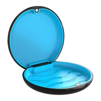 BVN Dental Braces Case – Black Dental Bite Holder & Orthodontic Box for Dental Prosthesis, Mouthguard Storage