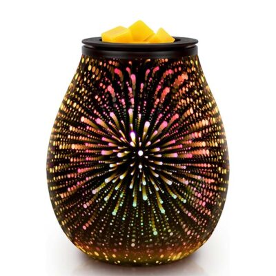 Bobolyn Electric Glass Oil Burner & Wax Melt Warmer – Elegant Fragrance Wax Melter for Home, Office, Bedroom & Living Room Gifts
