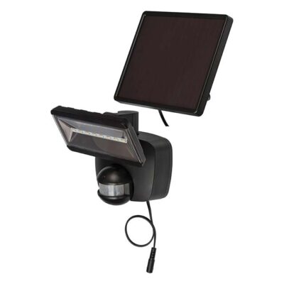 Brennenstuhl SOL 800 Outdoor Solar LED Spotlight – 400 Lumens, Motion Sensor, IP44, LG SMD LEDs & Solar Panel (Battery Included)