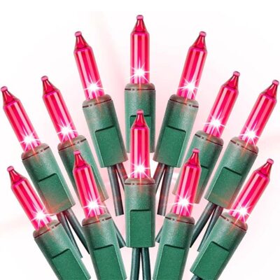 19.6ft 120V UL Certified Christmas String Lights – Incandescent Mini Lights for Indoor/Outdoor Weddings, Parties, Home, Garden, Patio & Store Décor