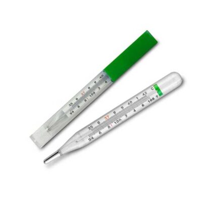 "Clinical Oval Mercury Thermometer – Fast, Accurate & Easy-to-Use for Children & Adults"