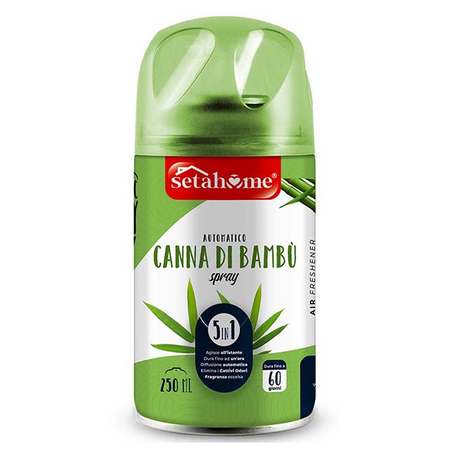 Eco-Friendly Automatic Room Deodorant 250ML – Bamboo Cane Scent Diffuser & Odor Eliminator