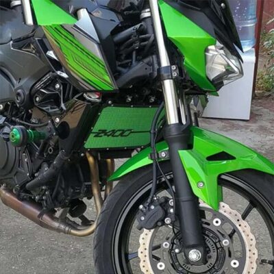 Premium Z400 Engine Radiator Grille Guard Cover Protector for 2018-2020 – High Performance Radiator Bezel Shield for Kawasaki Z400