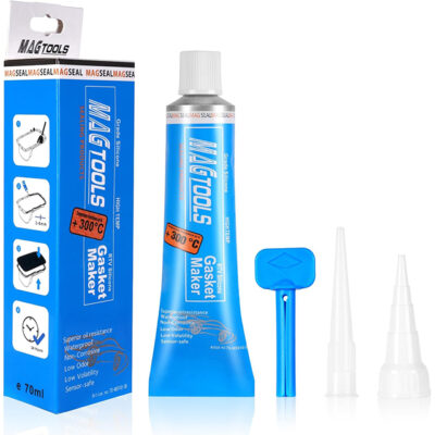 Flintronic 70ml RTV Engine Sealant – 570°F High Temperature Silicone Gasket, Oil & Water Resistant, Anti-Freeze for Automotive & Motorbike Repairs