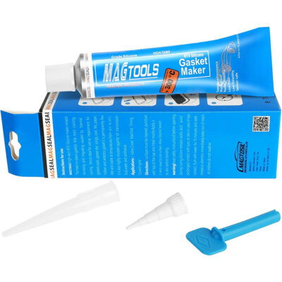 Flintronic 70ml RTV Engine Sealant – 570°F High Temperature Silicone Gasket, Oil & Water Resistant, Anti-Freeze for Automotive & Motorbike Repairs