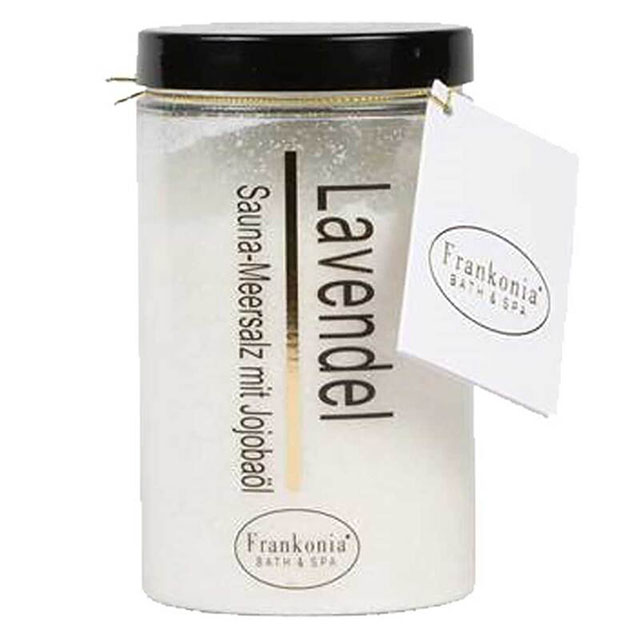 Frankonia Lavender Sauna Salt 400g with Sea Salt & Jojoba Oil – Natural Spa & Skincare Treatment