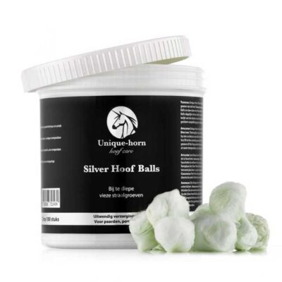 Handcrafted Unique Horn Silver Hoof Balls