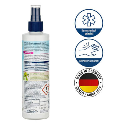 Impresan Hygiene Spray Disinfectant Pump Spray 3531 – 1-Pack 0.25L Surface Sanitizer & CleanerThis title includes key descriptors (hygiene spray, disinfectant, pump spray, 3531), package details, and usage benefits (surface sanitizer & cleaner) to enhance SEO visibility.