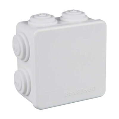Industrial Grade Junction Box 85x85x50 mm – Weatherproof IP55 Electrical Enclosure for Secure Connections