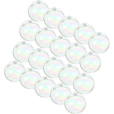 Iridescent Christmas Ball Ornaments