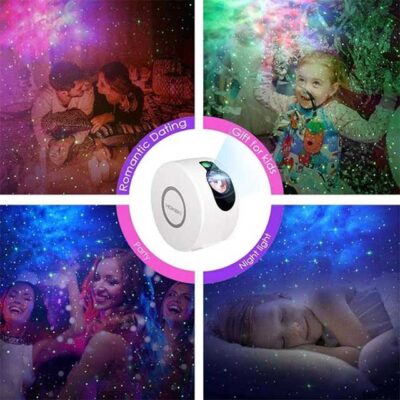 LED Galaxy & Star Night Light Projector