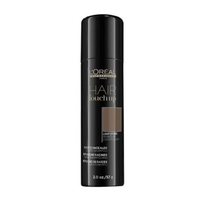 L'Oréal Professionnel Light Brown Root Concealer Spray – Instant Grey Hair Touch Up for Seamless Coverage