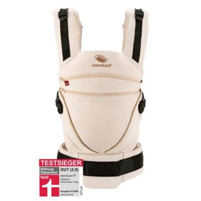 Manduca XT Organic Cotton Baby Carrier – Adjustable Seat, Expands from Newborn to Toddler, Eco-Friendly Sling Carrier