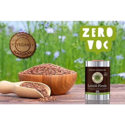 OLI-Natura Natural Colourless Boiled Linseed Oil – Eco-Friendly Wood Varnish & Biological Preservation