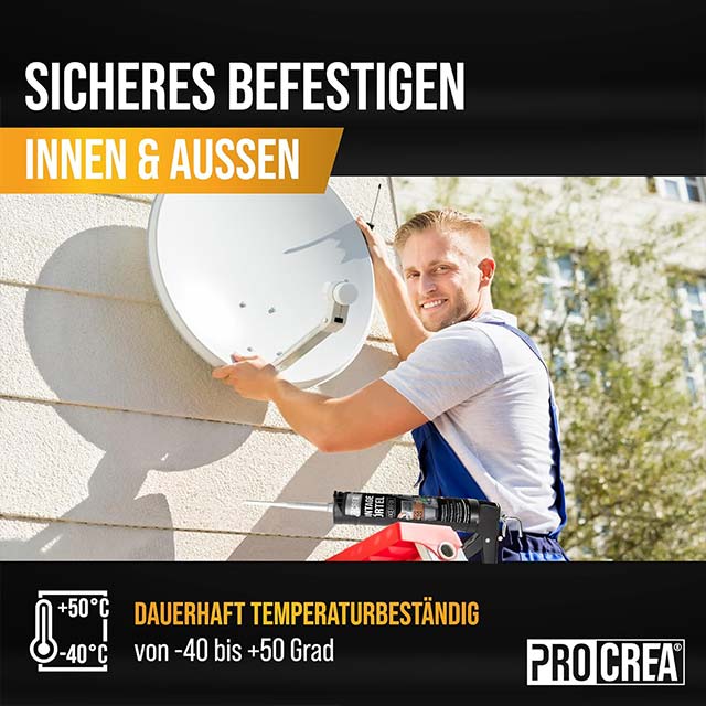 PROCREA® Injection Mortar "Ankerfix" – 2x Premium Mixers, High-Performance Assembly & Composite Mortar with 2K Adhesive and Liquid Dowels for Medium‑Heavy Loads (Indoor & Outdoor)