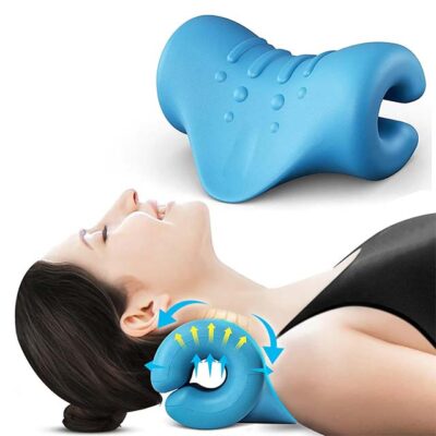 Premium Neck & Shoulder Massager Pillow with Chiropractic Cervical Traction – Ultimate Relaxer for Neck, Shoulder & Back Pain Relief