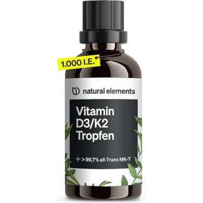 Premium Vitamin D3 + K2 Drops 50 ml