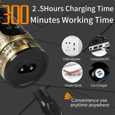 Professional Hair Clippers & Beard Trimmer Set