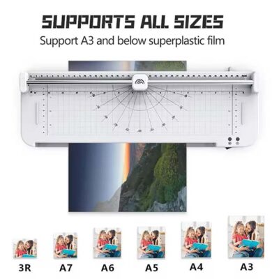 Professional Thermal Laminator – High-Speed Hot & Cold Laminating Machine for A3 Photos, Film, Paper & Document Protection