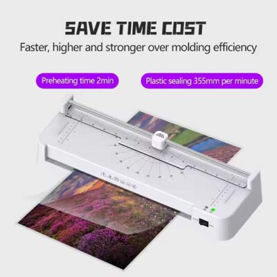 Professional Thermal Laminator – High-Speed Hot & Cold Laminating Machine for A3 Photos, Film, Paper & Document Protection