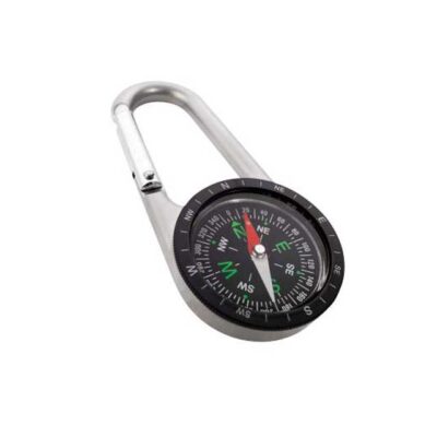 Rothco Carabiner Compass – Multifunctional Outdoor Navigation & Survival Gear for Hiking, Camping, and Adventure