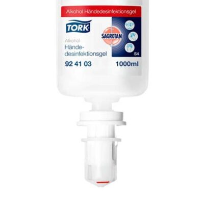 Sagrotan Sys. S4 TORK 924103 Hand Sanitizer Gel 1000ml – Fast-Drying Antibacterial Disinfectant for Superior Germ Protection
