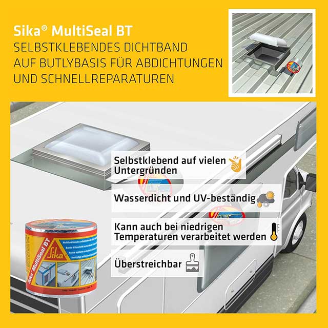 SikaMultiSeal BT – Premium Butyl Sealing Tape