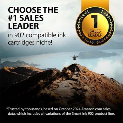 Smart Ink Compatible HP 902 XL Ink Cartridge Replacement Combo – 2 Black XL & 5 Color XL Cartridges for Officejet Pro 6978/6968/6974/6975/6960/6951/6954/6956/6958 Printers
