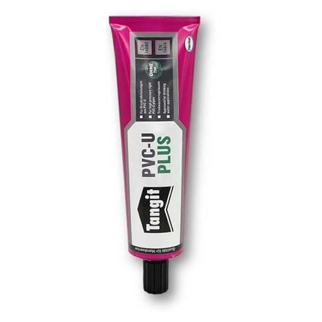 Tangit PVC-U Plus Pipe Adhesive 125g – High-Performance Glue for Gas, Drinking Water, Pressure Hoses & Pressure-Free Pipes