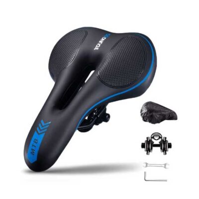 YOUNGDO Slender Bike Seat – Premium Comfortable Saddle for MTB, Mountain, Folding, Road, Spinning & Exercise Bikes