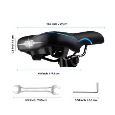 YOUNGDO Slender Bike Seat – Premium Comfortable Saddle for MTB, Mountain, Folding, Road, Spinning & Exercise Bikes