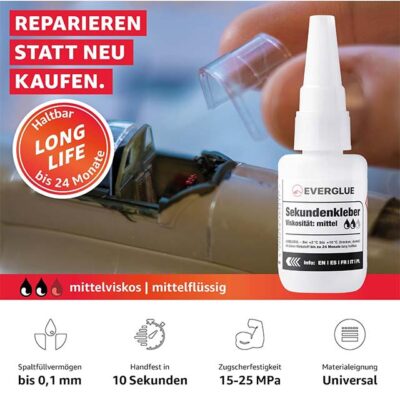 Yuki Instant Model Glue – 20g Medium Viscosity Adhesive for Crafts, DIY & Model Making