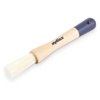 Zyliss Wooden Pastry Brush 18cm/7in – 100% Super-Soft Natural Boar Bristles for Glazing, Icing, Marinade & Basting