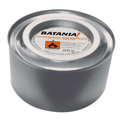 BATANIA 48 x 200g Fuel Paste – Long-Lasting, Non-Toxic, Soot & Smoke Free Burning Tin for Hot Buffets & Chafing Dishes, Up to 3 Hours Burn Time