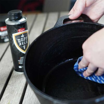 BBQ-Toro DOPFHELD 250ml Cooking & Maintenance Oil – Premium Cast Iron, Dutch Oven, Grill, Griddle & Pan Seasoning