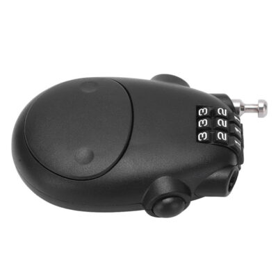 Black Cable Suitcase – Premium Retractable Travel Bag & Backpack with Integrated Wire Lock and Padlock Security