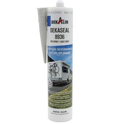 DEKALIN Dekaseal 8936 310ml Black Sealant & Adhesive Cartridge – Flexible, Plastic-Elastic Bonding Solution (1 Tube)